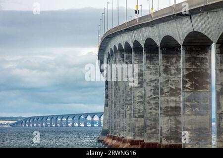 Confederation Bridge, zwischen New Brunswick und Prince Edward Island, Kanada Stockfoto