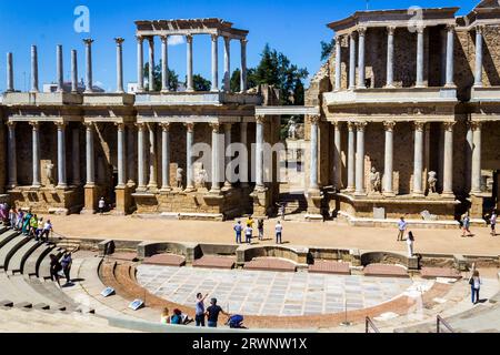 Römisches Theater, Merida, Spanien Stockfoto