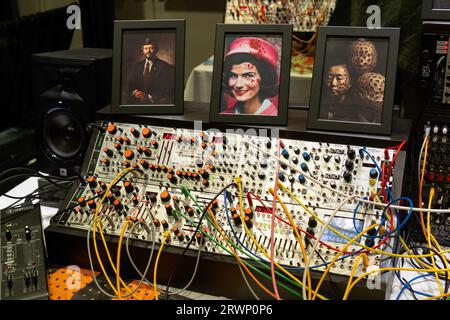 Eurorack Modular Synthesizer auf der Knobcon 11 Stockfoto