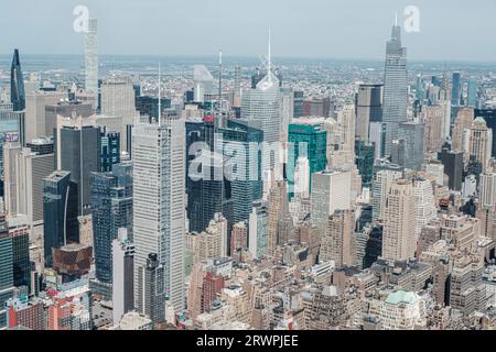 USA, New York, New York City, Manhattan Skyline Stockfoto