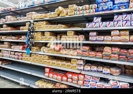 Miami Hialeah Gardens Florida, Walmart Supercenter im Innenbereich, Discount Kaufhaus, Geschäfte Geschäfte Geschäfte Kaufmannsmärkte Stockfoto