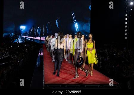 Mailand, Italien. September 2023. DIESEL Frühjahr/Sommer 2024 Runway während der Milan Fashion Week am 2024. September - Mailand; Italien 20/09/2023 Credit: dpa/Alamy Live News Stockfoto