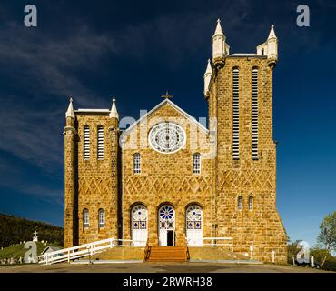 Katholische Kirche St. Michel Percé, Quebec, CA Stockfoto