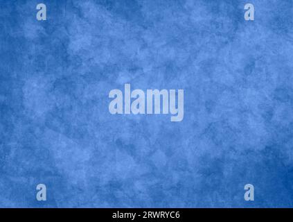 Blue artistic abstract background, mixed media watercolor, digital Stockfoto