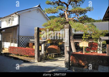 Tsumago inn Side Hauptlager Stockfoto