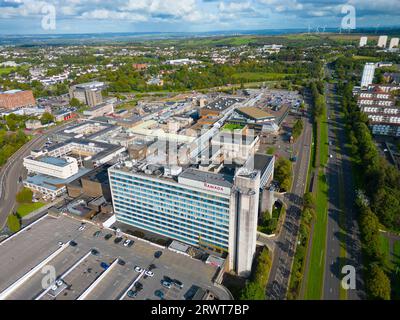 Außenansicht des Einkaufszentrums EK Centre in East Kilbride, South Lanarkshire, Schottland, Vereinigtes Königreich Stockfoto