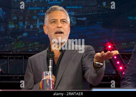 George Clooney bei Europas führender Digitalisierungsinitiative DIGITAL X 2023 unter dem Motto „Be digital. Bleib menschlich im Mediapark. Köln, 20.09.2023 Stockfoto