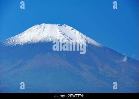 Erster Schnee auf Mt. Fuji Stockfoto