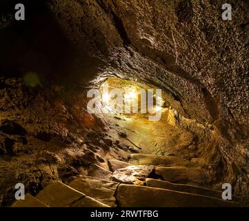 Narusawa Ice Cave (Naturdenkmal) Stockfoto