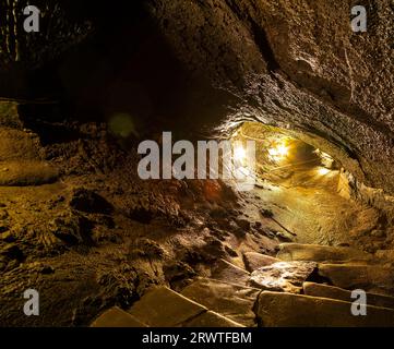 Narusawa Ice Cave (Naturdenkmal) Stockfoto