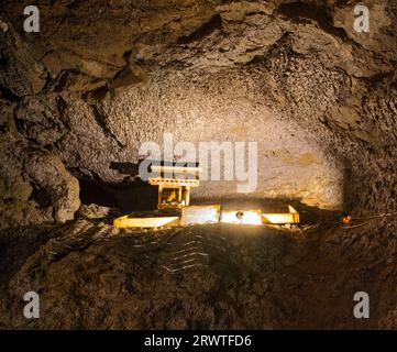 Narusawa Ice Cave (Naturdenkmal) Stockfoto