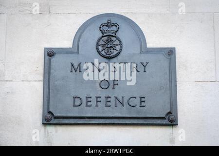 LONDON – 18. SEPTEMBER 2023: Das Hauptgebäude des Verteidigungsministeriums (MOD Main Building), auch bekannt als MOD Whitehall Stockfoto