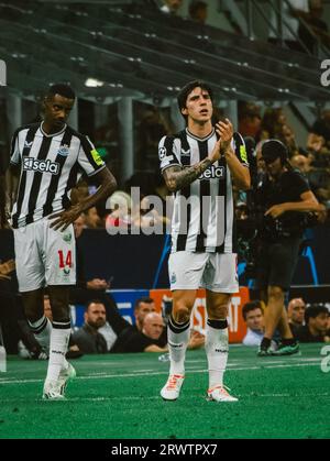 Mailand, Italien. September 2023. Sandro TONALi während des AC Mailand gegen Newcastle United FC, UEFA Champions League Fußballspiel in Mailand, Italien, 19. September 2023 Credit: Independent Photo Agency/Alamy Live News Stockfoto