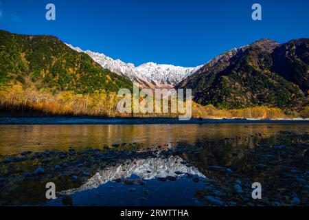 Azusa und Hotaka in Kamikochi Stockfoto