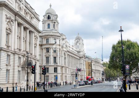 LONDON, 18. SEPTEMBER 2023: Raffles im OWO, Luxushotel in Whitehall, City of Westminster Stockfoto
