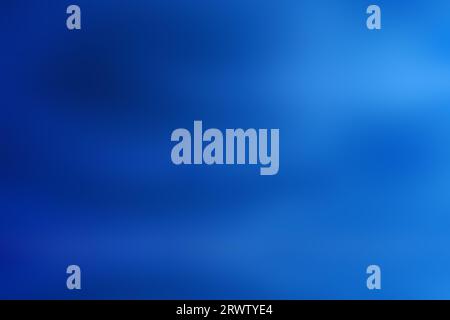 Abstrakter blauer Hintergrund mit Farbverlauf und glatte Lichtlinien. Stockfoto