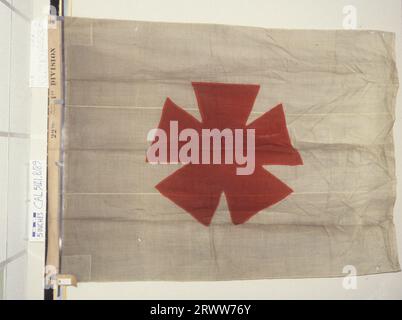 Kennzeichen wird festgelegt. 1. Division, 22. Armeekorps. AF*25280B. Stockfoto