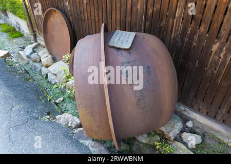 Tsumago inn Ogama Stockfoto