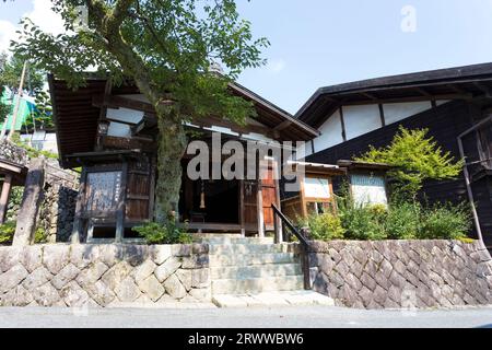 Tsumagojyuku Enmei Jizo Hall Stockfoto