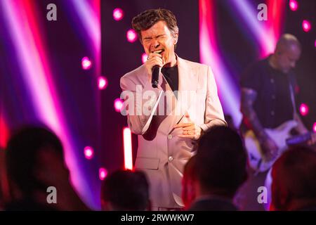 Rick Astley bei Liverpool ACC 2023. Stockfoto