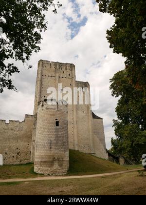 Castle and Dungeon, Loches, Indre-et-Loire, Frankreich Stockfoto