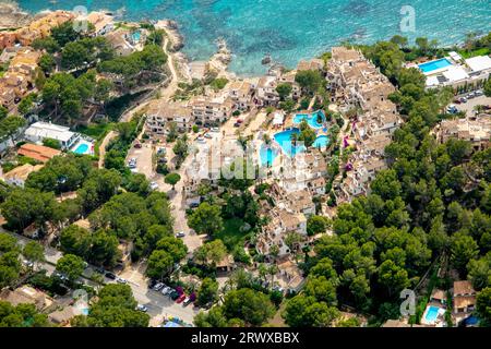 Luftblick, Club Monte de Oro, Wohnkomplex mit Schwimmbadlandschaft, Costa de la Calma, CalviaÃƒÆ’Ã¢â‚¬â„¢ÃƒÆ€ Ãƒâ’Ã†â€Ã¢â‚¬Â ÃƒÂ¢Ã¢â šÂ Stockfoto