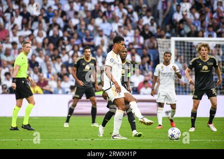 Madrid, Spanien. September 2023. MADRID, SPANIEN - 20. SEPTEMBER: Spiel zwischen Real Madrid und Union Berlin während der UEFA Champions League 2023/2024 am 19. SEPTEMBER 2023 in Santiago Bernabeu in Madrid, Spanien. (Foto von Sara Aribó/PxImages) Credit: PX Images/Alamy Live News Stockfoto