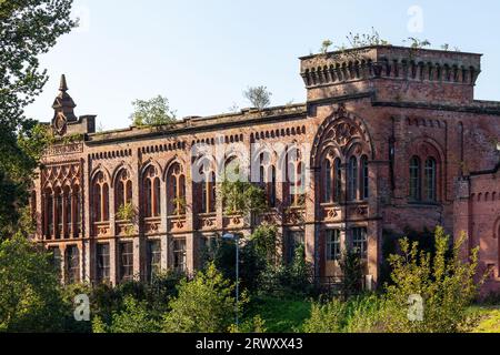 Die Rosefield Mills Buildings sind die letzten erhaltenen viktorianischen Großgebäude in Dumfries Stockfoto