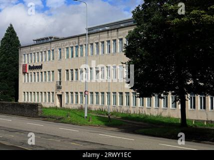 Rückansicht des Redwood Building, (Blick von der North Road) Cardiff. September 2023 Stockfoto