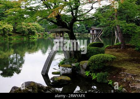 Kanazawa Kenrokuen Park Stockfoto