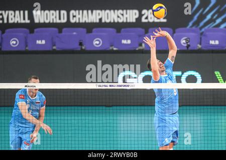 Dejan Vincic (Slowenien). Volleyball-Weltmeisterschaft 2022 Stockfoto