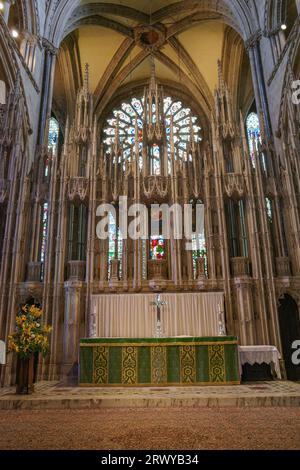 Durham, UK - 12. Juli 2023: Inneres der Kathedrale von Durham, Country Durham, England Stockfoto