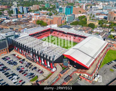 Sheffield, South Yorkshire, Vereinigtes Königreich. 09.21.2023 Bramall Lane Stadium Heimstadion des Sheffield United Football Club. September 2023. Stockfoto