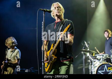 Mailand, Italien. September 2023. Der englische Singer-Songwriter PAUL WELLER tritt live auf der Bühne in Alcatraz während der „European Tour 2023“ auf. Kredit: Rodolfo Sassano/Alamy Live News Stockfoto