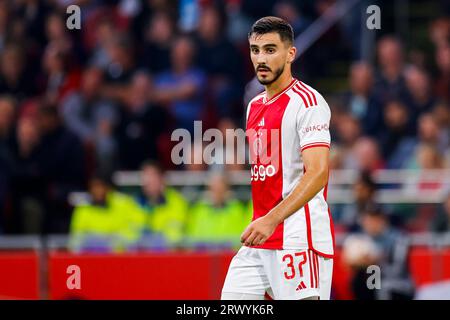 AMSTERDAM, NIEDERLANDE - 21. SEPTEMBER: Josip Sutalo (Ajax) während der UEFA Europa League 2023/2024 - Gruppe-B-Spiel des AFC Ajax und Olympique Marseille Stockfoto