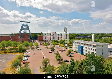 Ehemaliges Kohlebergwerk Ewald in Herten, Deutschland, Nordrhein-Westfalen, Ruhrgebiet, Herten Stockfoto
