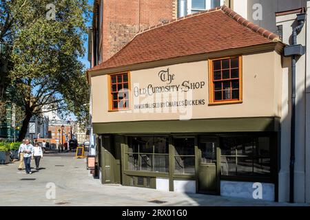 The Old Curiosity Shop, in der Nähe von Lincoln's Inn Fields, London, Großbritannien. Stockfoto