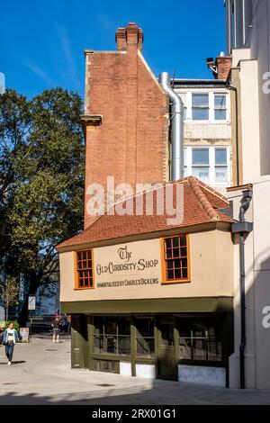 The Old Curiosity Shop, in der Nähe von Lincoln's Inn Fields, London, Großbritannien. Stockfoto