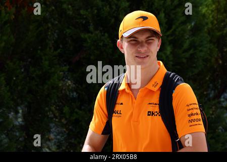 Suzuka, Japan. September 2023. Oscar PiNG(aus) McLaren. 22.09.2023. Formel-1-Weltmeisterschaft, Rd 17, Grand Prix Von Japan, Suzuka, Japan, Übungstag. Auf dem Foto sollte Folgendes stehen: XPB/Press Association Images. Quelle: XPB Images Ltd/Alamy Live News Stockfoto