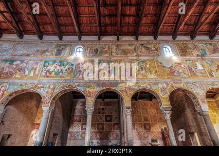 Italien Emilia Romagna Pomposa Abbey (9. Jahrhundert) - Basilika Santa Maria Assunta Stockfoto