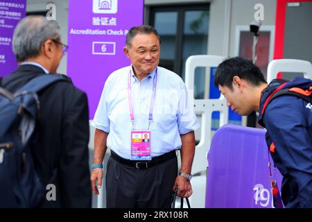 Hangzhou, China. September 2023. JOCYasuhiro Yamashita Modern Pentathlon : Halbfinale der Männer im Fuyang Yinhu Sports Centre während der China Hangzhou Asian Games 2022 in Hangzhou, China. Quelle: Naoki Nishimura/AFLO SPORT/Alamy Live News Stockfoto
