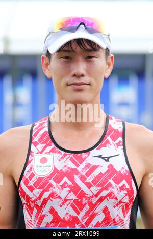 Hangzhou, China. September 2023. Taishu Sato (JPN) Modern Pentathlon : Halbfinale der Männer im Fuyang Yinhu Sports Centre während der China Hangzhou Asian Games 2022 in Hangzhou, China. Quelle: Naoki Nishimura/AFLO SPORT/Alamy Live News Stockfoto