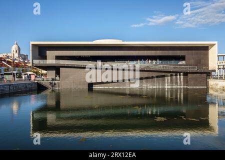 Das preisgekrönte Lissabonner Kreuzfahrtterminal (Terminal de Cruzeiros de Lisboa) wurde 2017 eröffnet und von Carrilho da Graca entworfen Stockfoto