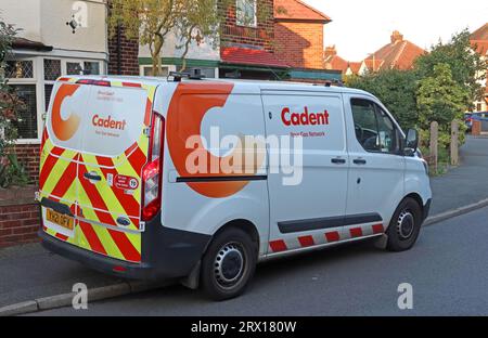Cadent Your Gas Network, Gasingenieur Van, Bereitschaftsdienst in Warrington, Cheshire, England, UK, WA4 1NN Stockfoto