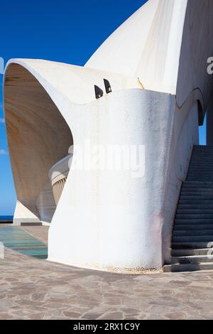 Detail des Auditorio de Tenerife, Spanien Stockfoto