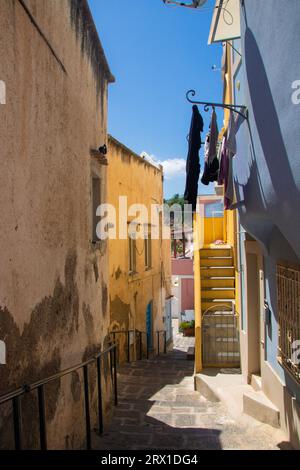 Marina Corricella, kleiner Hafen auf der Insel Procida Stockfoto