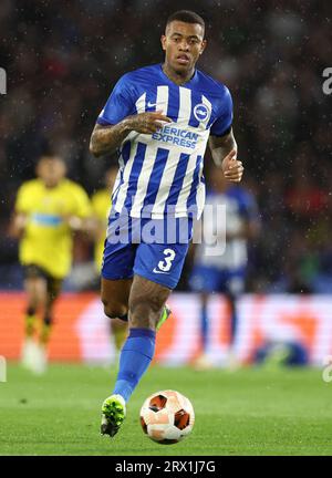 Brighton und Hove, Großbritannien. September 2023. Igor of Brighton und Hove Albion während des UEFA Europa League-Spiels im AMEX-Stadion, Brighton und Hove. Das Bild sollte lauten: Paul Terry/Sportimage Credit: Sportimage Ltd/Alamy Live News Stockfoto