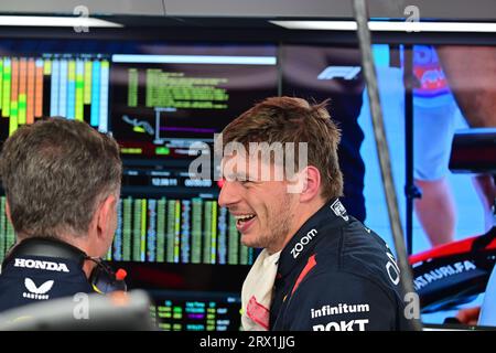 Suzuka, Japon. September 2023. VERSTAPPEN Max (Ned), Red Bull Racing RB19, Portrait während des Formel 1 Lenovo Grand Prix 2023, 16. Runde der Formel 1-Weltmeisterschaft 2023 vom 22. Bis 24. September 2023 auf dem Suzuka International Racing Course, in Suzuka - Foto DPPI Credit: DPPI Media/Alamy Live News Stockfoto