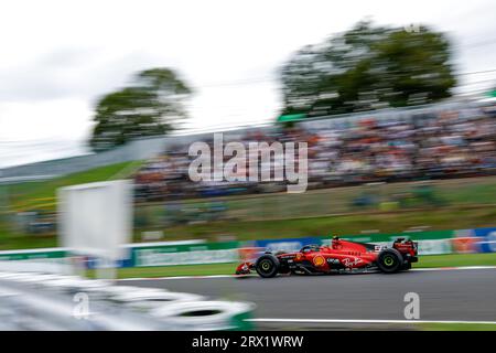 Suzuka, Japon. September 2023. 55 SAINZ Carlos (Spa), Scuderia Ferrari SF-23, Action beim Großen Preis von Lenovo 2023 in der Formel 1, 16. Runde der Formel-1-Weltmeisterschaft 2023 vom 22. Bis 24. September 2023 auf dem Suzuka International Racing Course in Suzuka - Foto DPPI Credit: DPPI Media/Alamy Live News Stockfoto