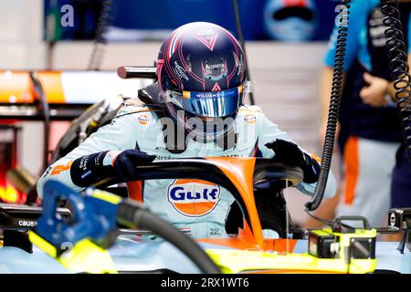 Suzuka, Japon. September 2023. ALBON Alexander (tha), Williams Racing FW45, Portrait beim Großen Preis von Lenovo in der Formel 1 2023, 16. Runde der Formel-1-Weltmeisterschaft 2023 vom 22. Bis 24. September 2023 auf dem Suzuka International Racing Course in Suzuka - Foto DPPI Credit: DPPI Media/Alamy Live News Stockfoto